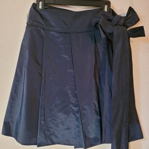 Pauw Amsterdam, navy, pleated wrap skirt